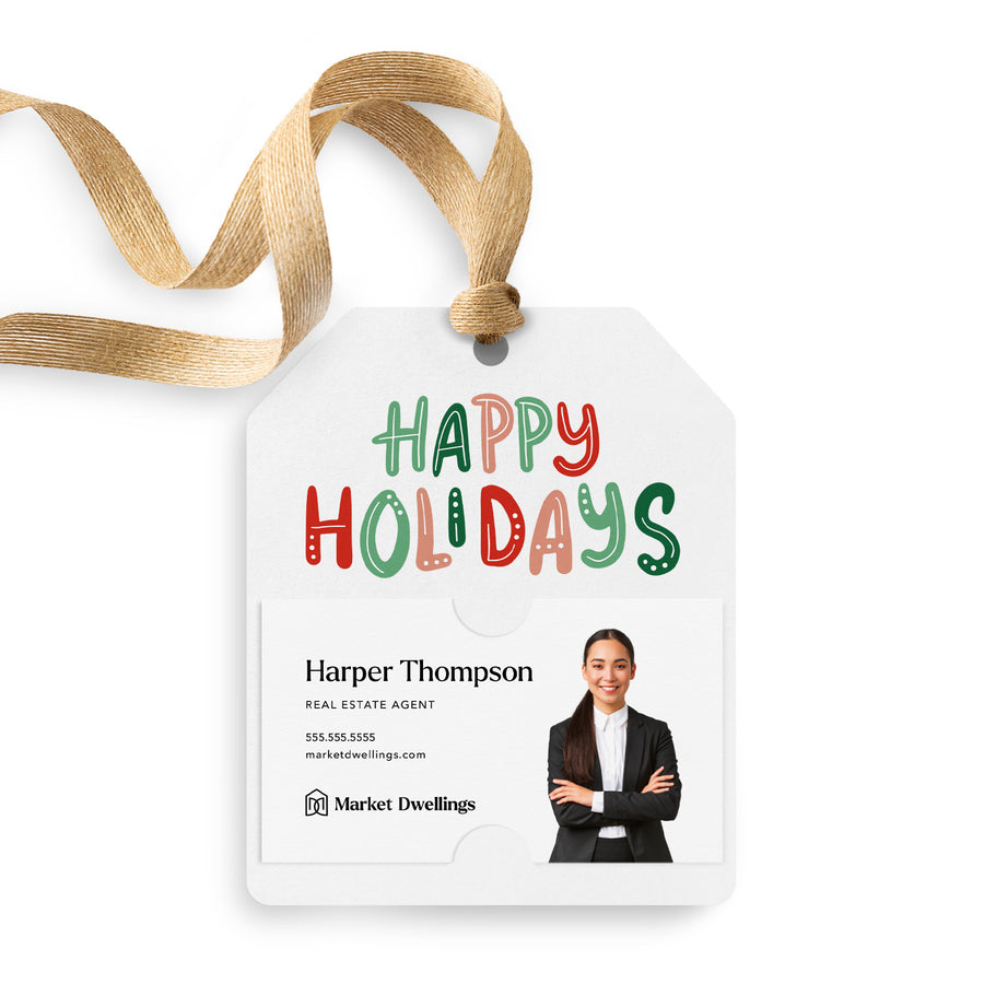 Happy Holidays | Gift Tags Gift Tag Market Dwellings