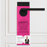Let Me Help You Find Your Happy Place | Door Hangers Door Hanger Market Dwellings