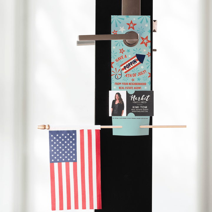 Have a Poppin' 4th of July! | 4th Of July Door Hangers | 9-DH004 Door Hanger Market Dwellings   