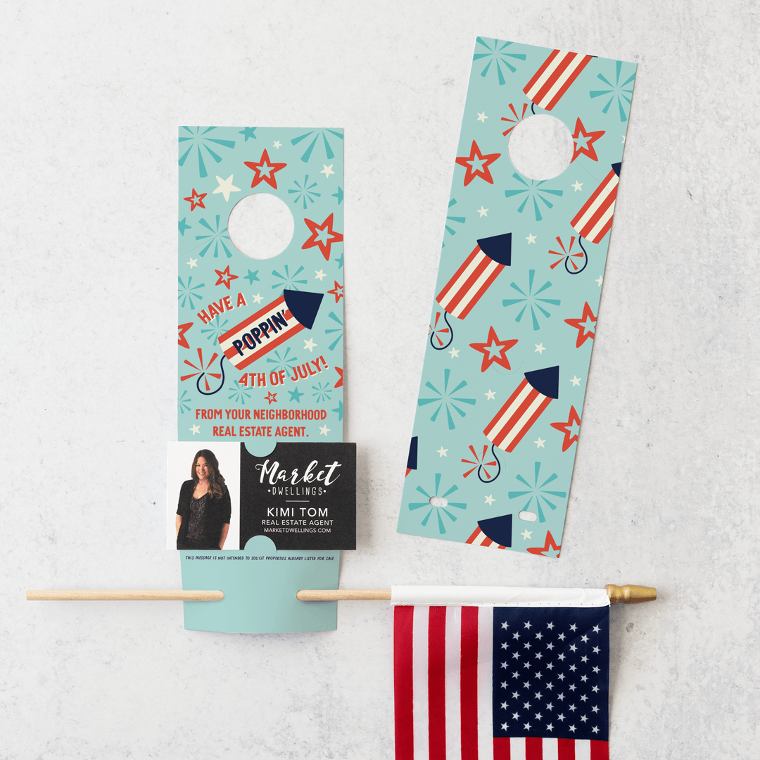 Have a Poppin' 4th of July! | 4th Of July Door Hangers | 9-DH004 - Market Dwellings