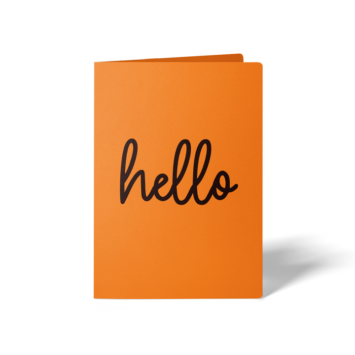 Set of Hello Greeting Cards | Envelopes Included Greeting Card Market Dwellings CARROT