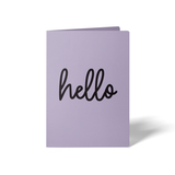 Hello | Greeting Cards with Envelopes Greeting Card Market Dwellings