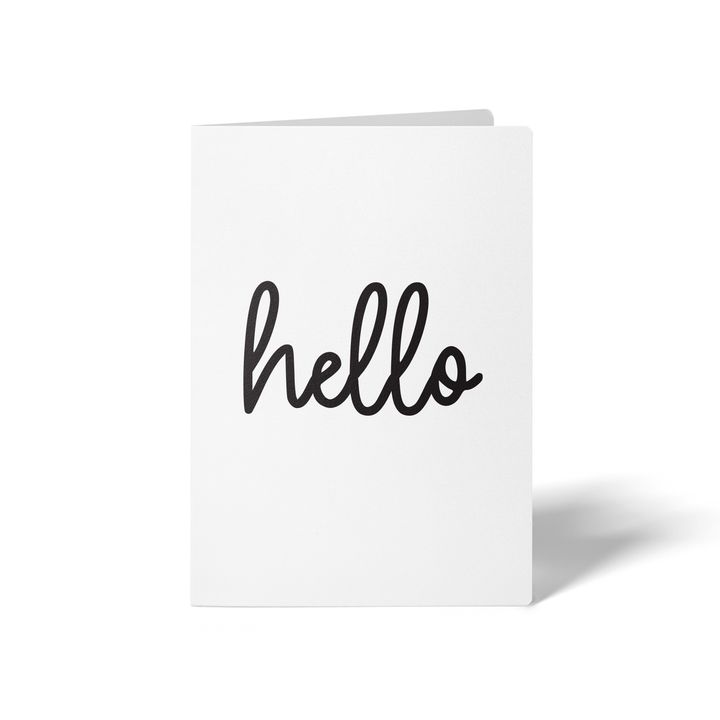 Set of Hello Greeting Cards | Envelopes Included