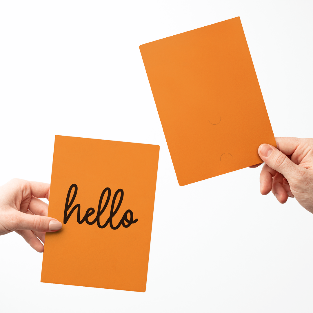 Set of Hello Greeting Cards | Envelopes Included Greeting Card Market Dwellings