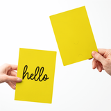 Hello | Greeting Cards with Envelopes Greeting Card Market Dwellings