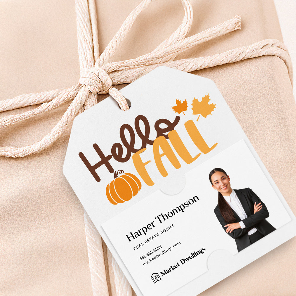 Hello Fall | Gift Tags Gift Tag Market Dwellings