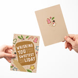 Whisking you the Sweetest Holiday | Real Estate Greeting Cards with Envelopes Greeting Card Market Dwellings