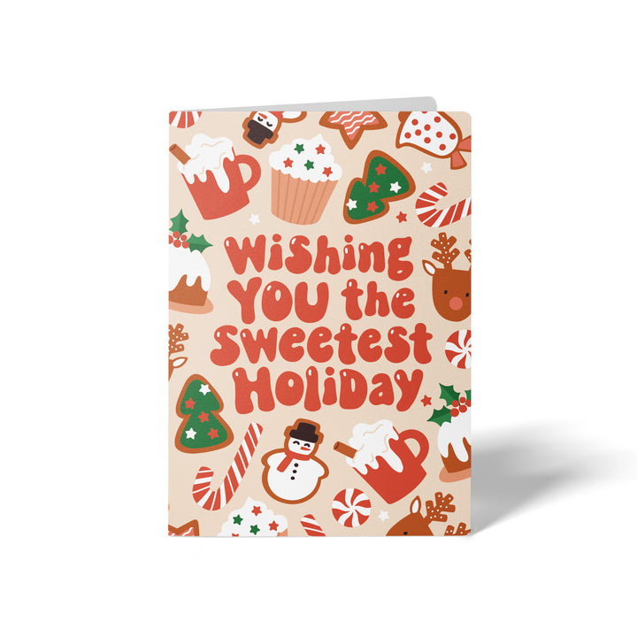 Set of Wishing you the Sweetest Holiday | Christmas Greeting Cards | Envelopes Included | 99-GC001 Greeting Card Market Dwellings