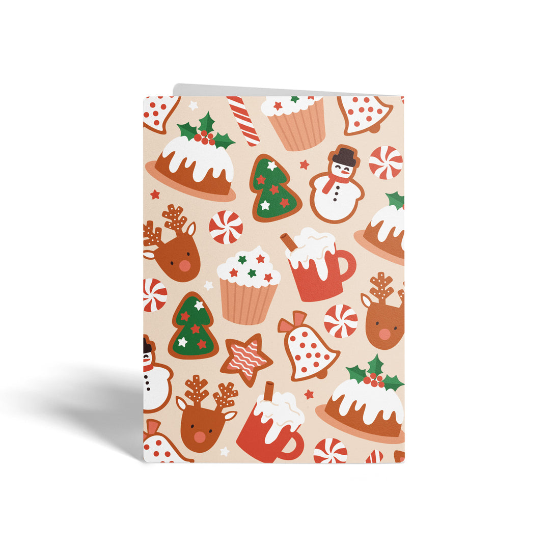 Set of Wishing you the Sweetest Holiday | Christmas Greeting Cards | Envelopes Included | 99-GC001 Greeting Card Market Dwellings