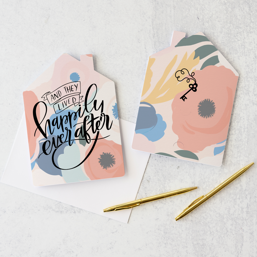 Set of And They Lived Happily Ever After | Greeting Cards | Envelopes Included | 169-GC002 Greeting Card Market Dwellings   
