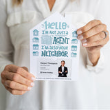 Hello I'm Not Just a Real Estate Agent I'm Your Neighbor | Real Estate Mailers with Envelopes Mailer Market Dwellings