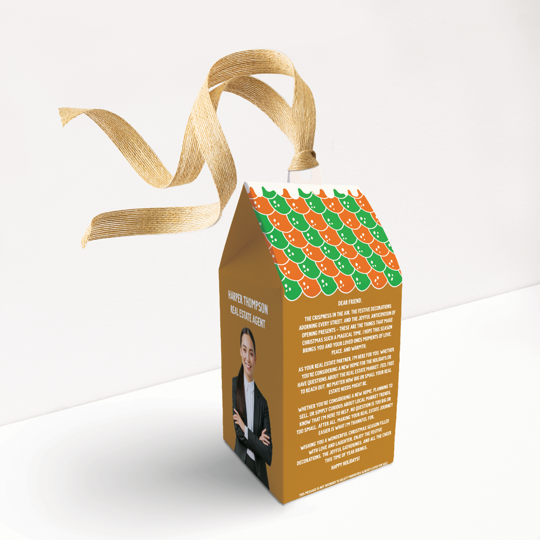 Gingerbread House Wishing You A Magical Holiday Season Pop By Box | Real Estate | 23-BX1 Holiday Pop By Box Market Dwellings
