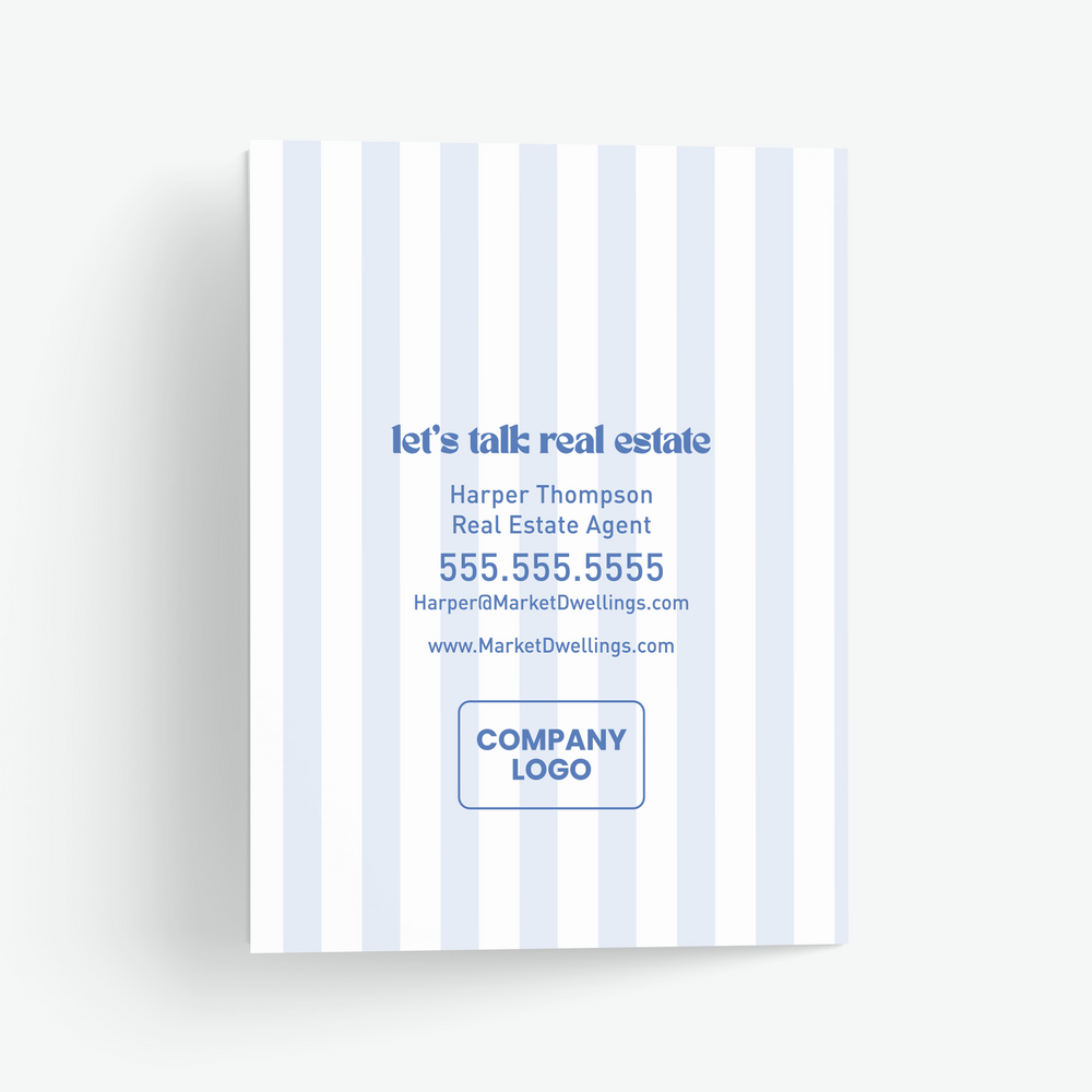 Striped Presentation Folders Folders Market Dwellings