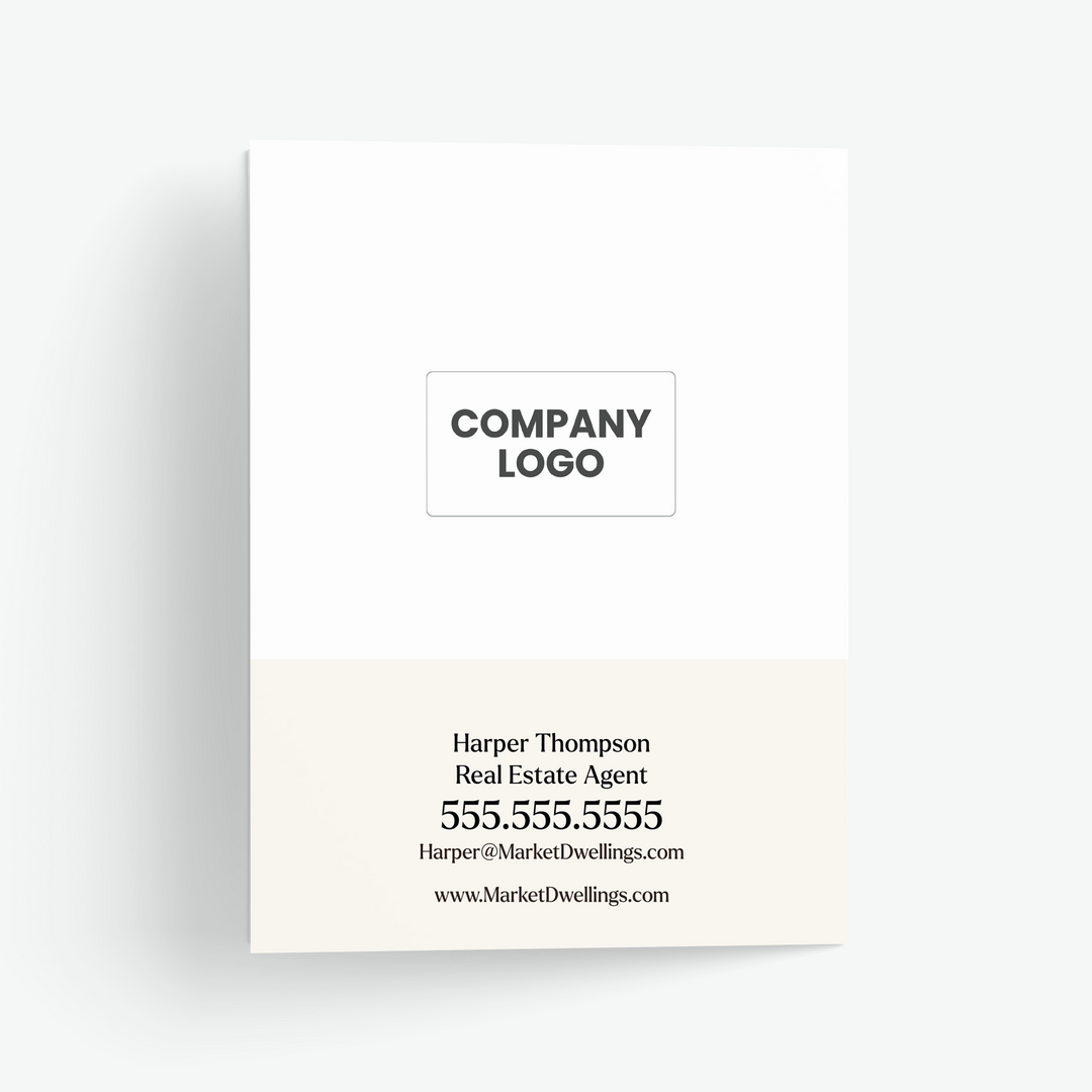 Listing Presentation Folders for Real Estate Agents Folders Market Dwellings