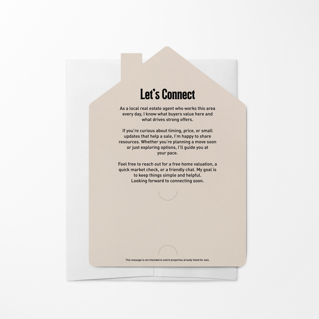 Just Sold Your Neighbor's House Real Estate Mailers | Envelopes Included Mailer Market Dwellings