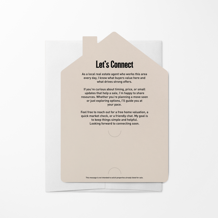 Just Sold Your Neighbor's House Real Estate Mailers | Envelopes Included Mailer Market Dwellings