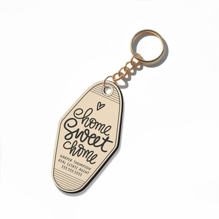 Customizable Home Sweet Home Keychains