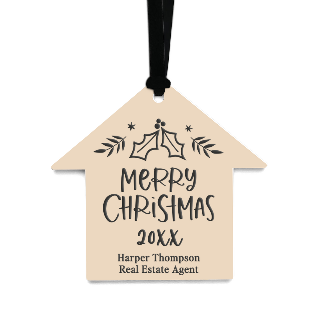 Customizable | Merry Christmas Ornaments