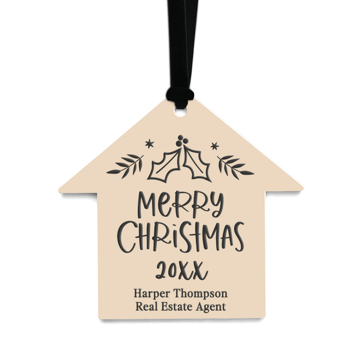 Customizable | Merry Christmas Ornaments
