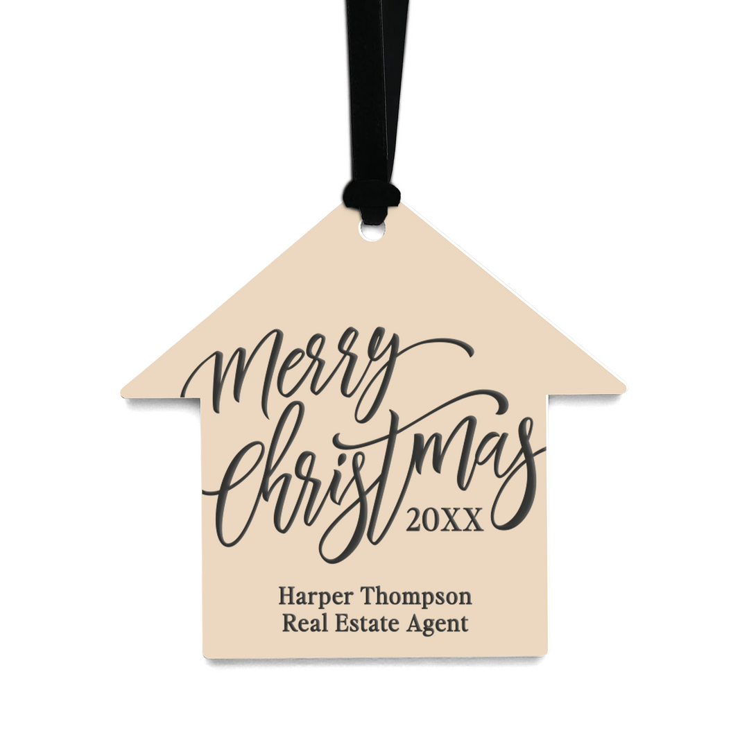Customizable | Merry Christmas Ornament