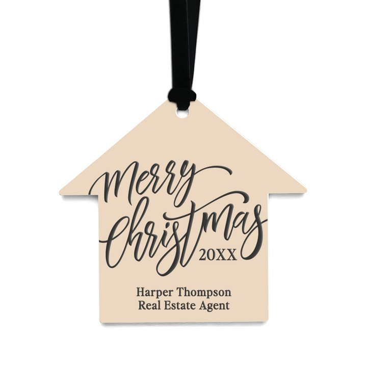 Customizable | Merry Christmas Ornament