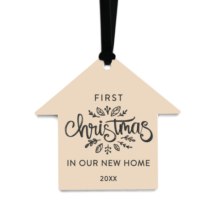 Customizable | First Christmas In Our New Home Ornament