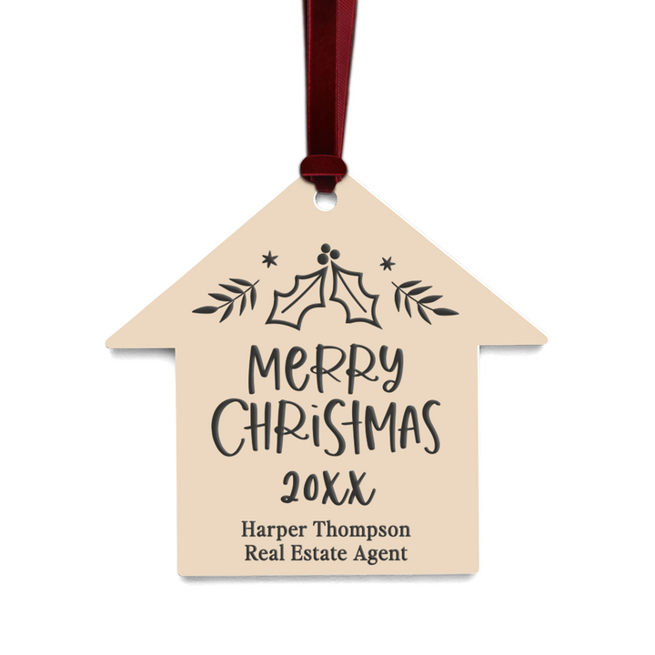 Customizable | Merry Christmas Ornaments