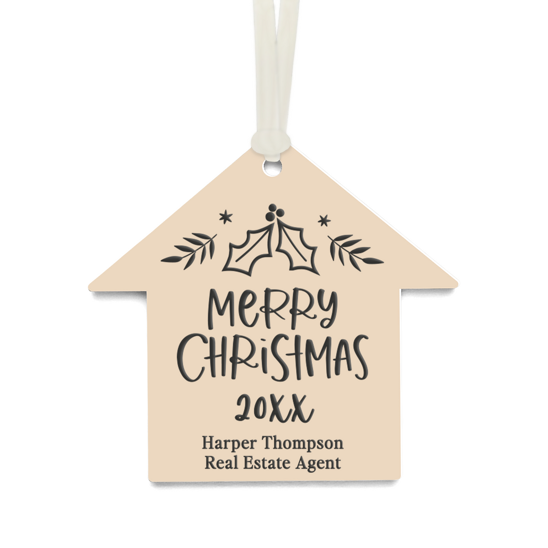 Customizable | Merry Christmas Ornaments