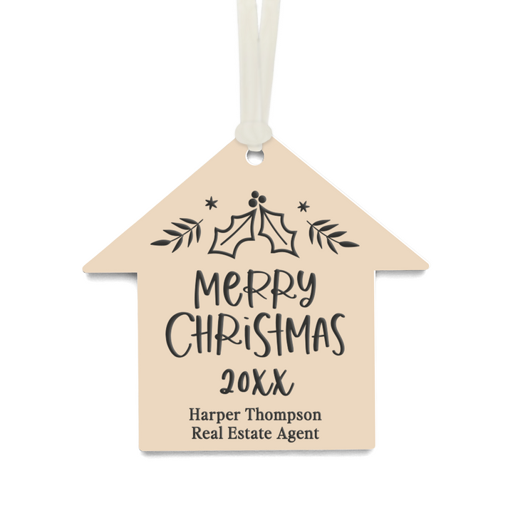 Customizable | Merry Christmas Ornaments