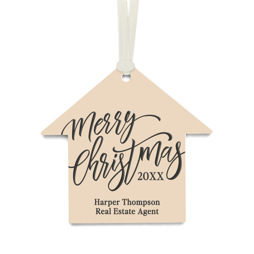 Customizable | Merry Christmas Ornament