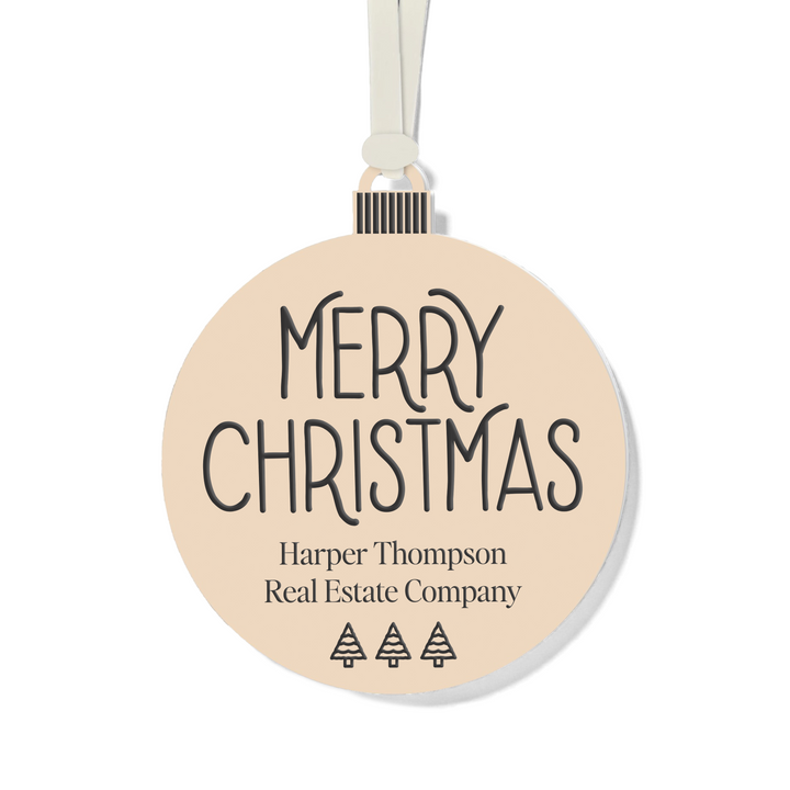Customizable | Merry Christmas Ornament