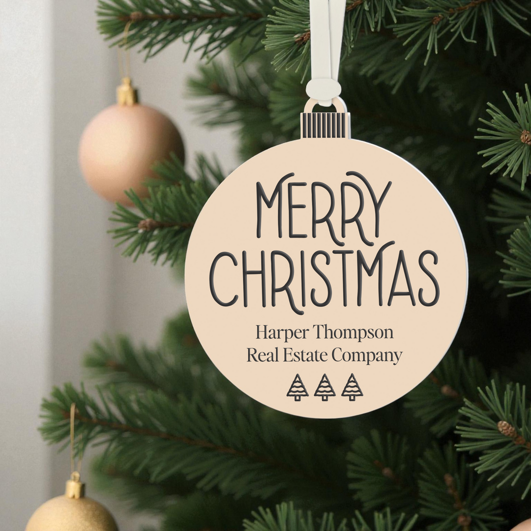 Customizable | Merry Christmas Ornament