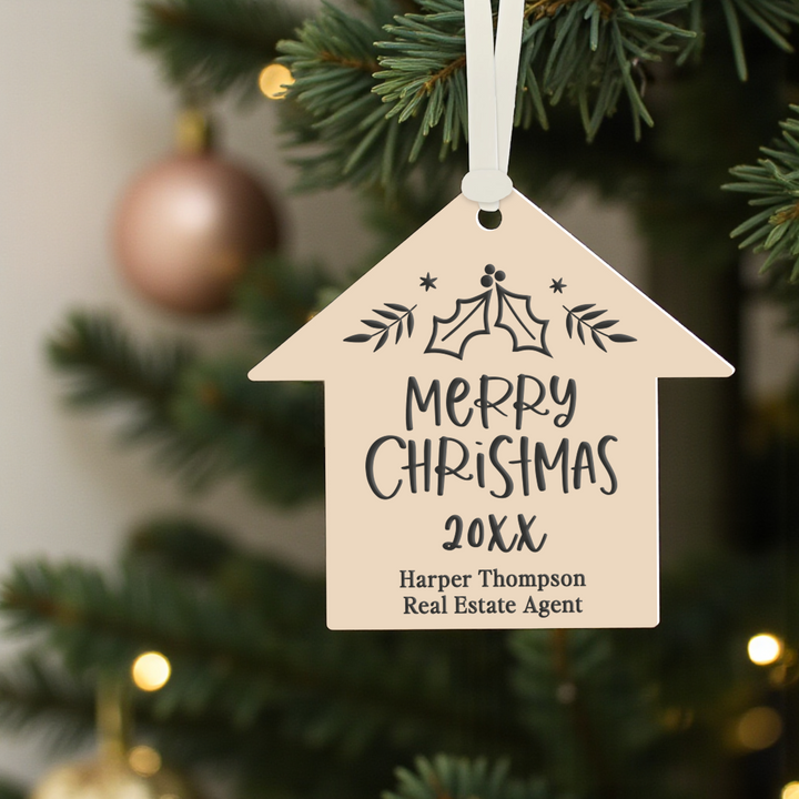 Customizable | Merry Christmas Ornaments