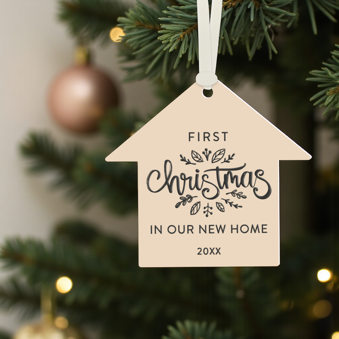Customizable | First Christmas In Our New Home Ornament