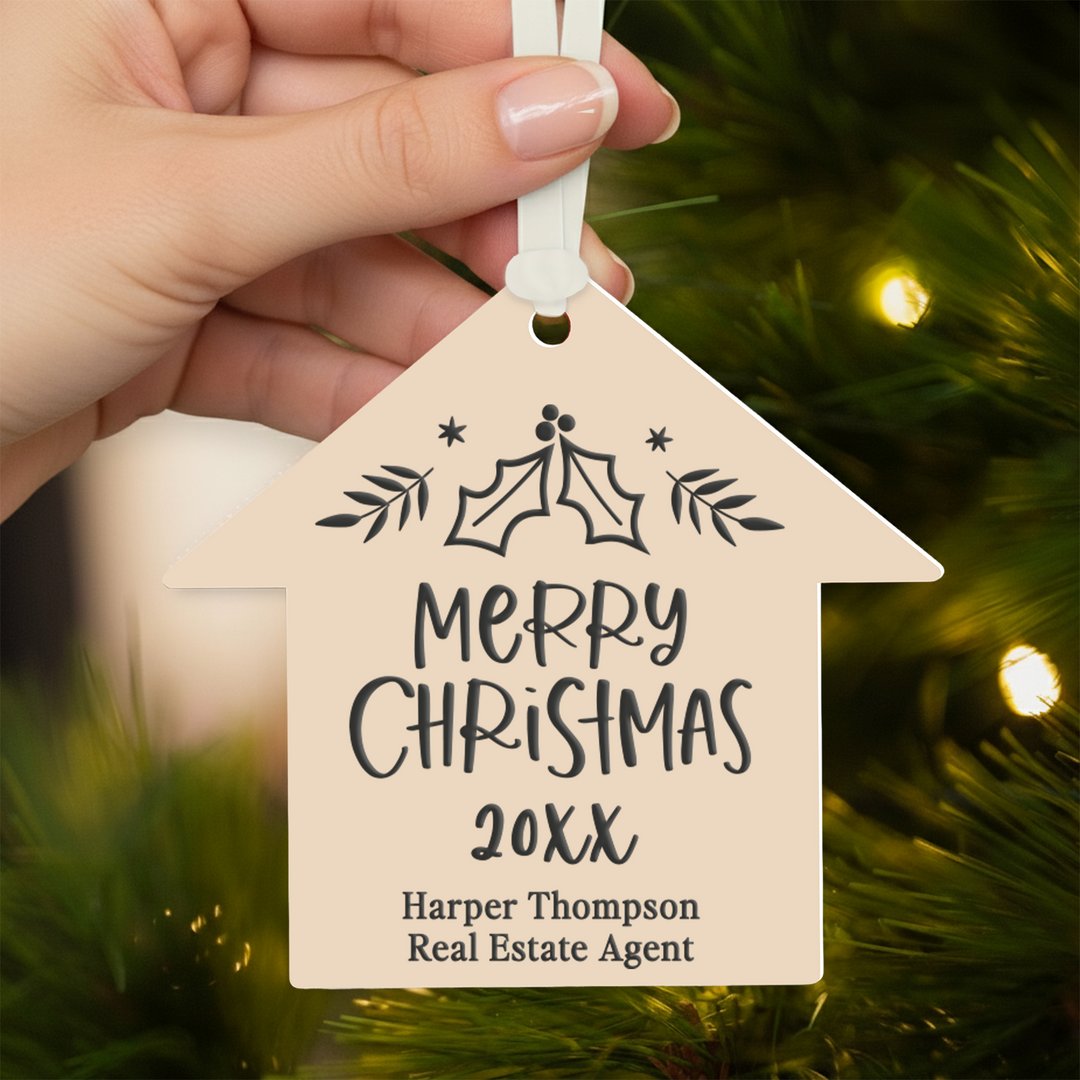 Customizable | Merry Christmas Ornaments