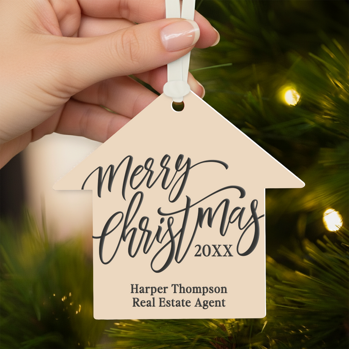 Customizable | Merry Christmas Ornament
