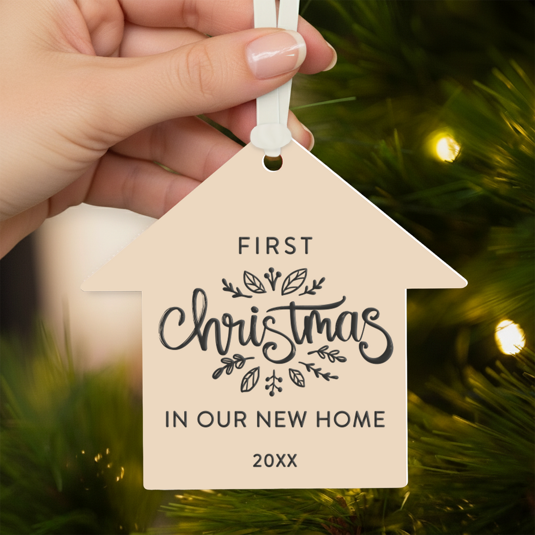 Customizable | First Christmas In Our New Home Ornament