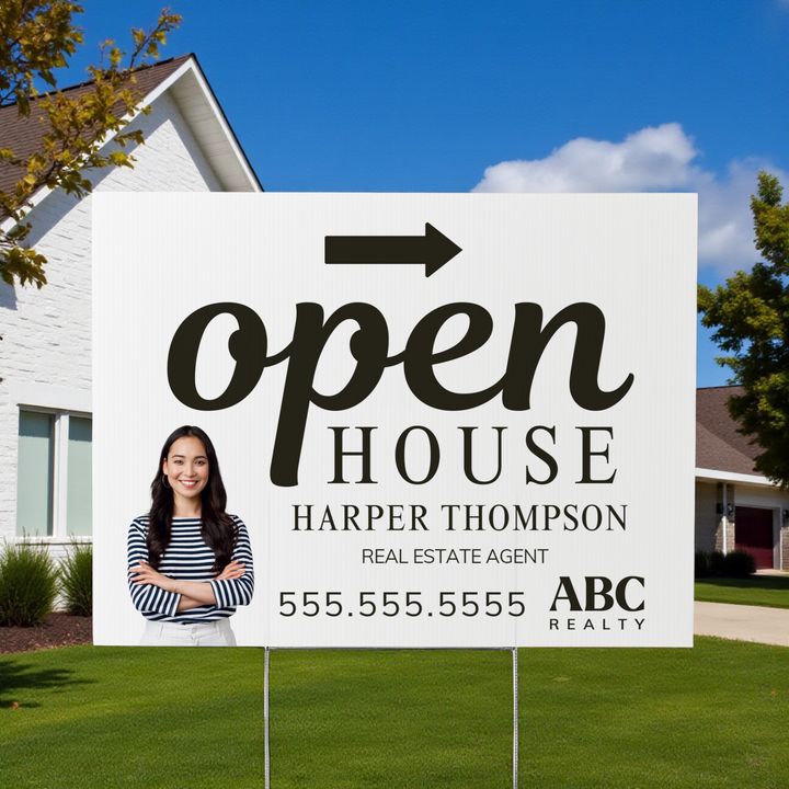 Customizable | Directional Yard Sign