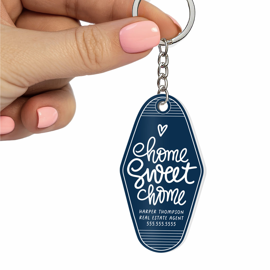 Customizable Home Sweet Home Keychains
