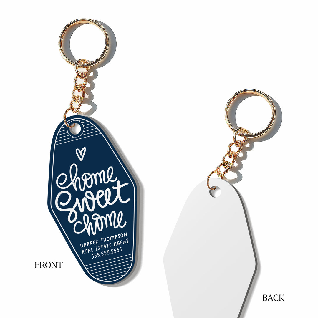 Customizable Home Sweet Home Keychains
