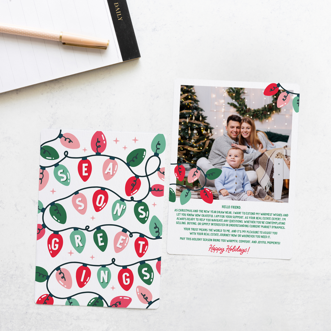 Set of Season’s Greetings | Christmas Mailers | Envelopes Included | M25-M006