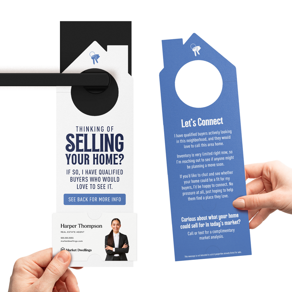 Thinking Of Selling Your Home | Door Hangers Door Hanger Market Dwellings
