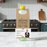 Welcome, Take a Look Around and Fall in Love | Open House Bottle Hang Tags Bottle Tag Market Dwellings