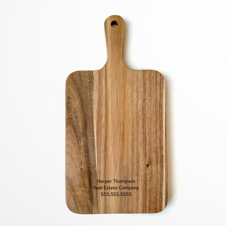 Custom Engraved Cheese Board & Knife Set Cutting Board Market Dwellings   