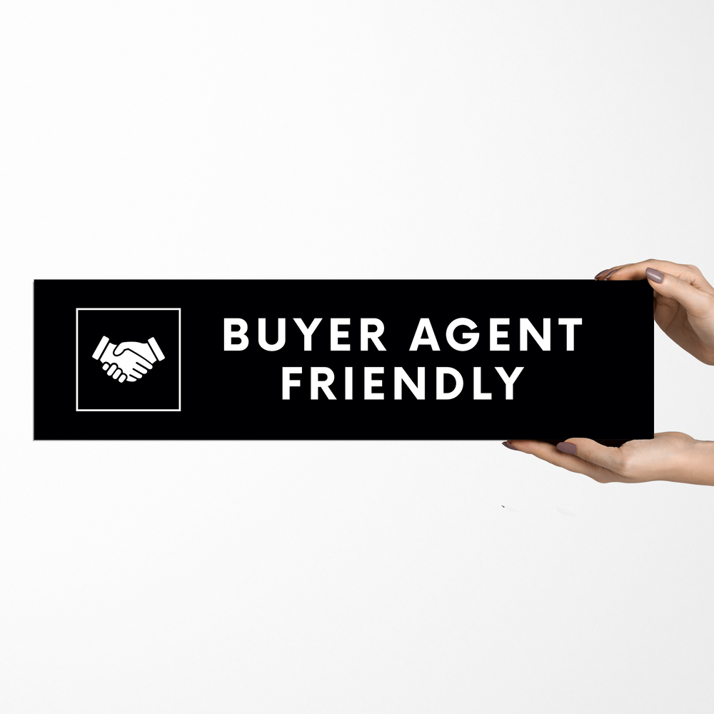 Buyer Agent Friendly Sign Rider | DSR-9 Sign Rider Market Dwellings