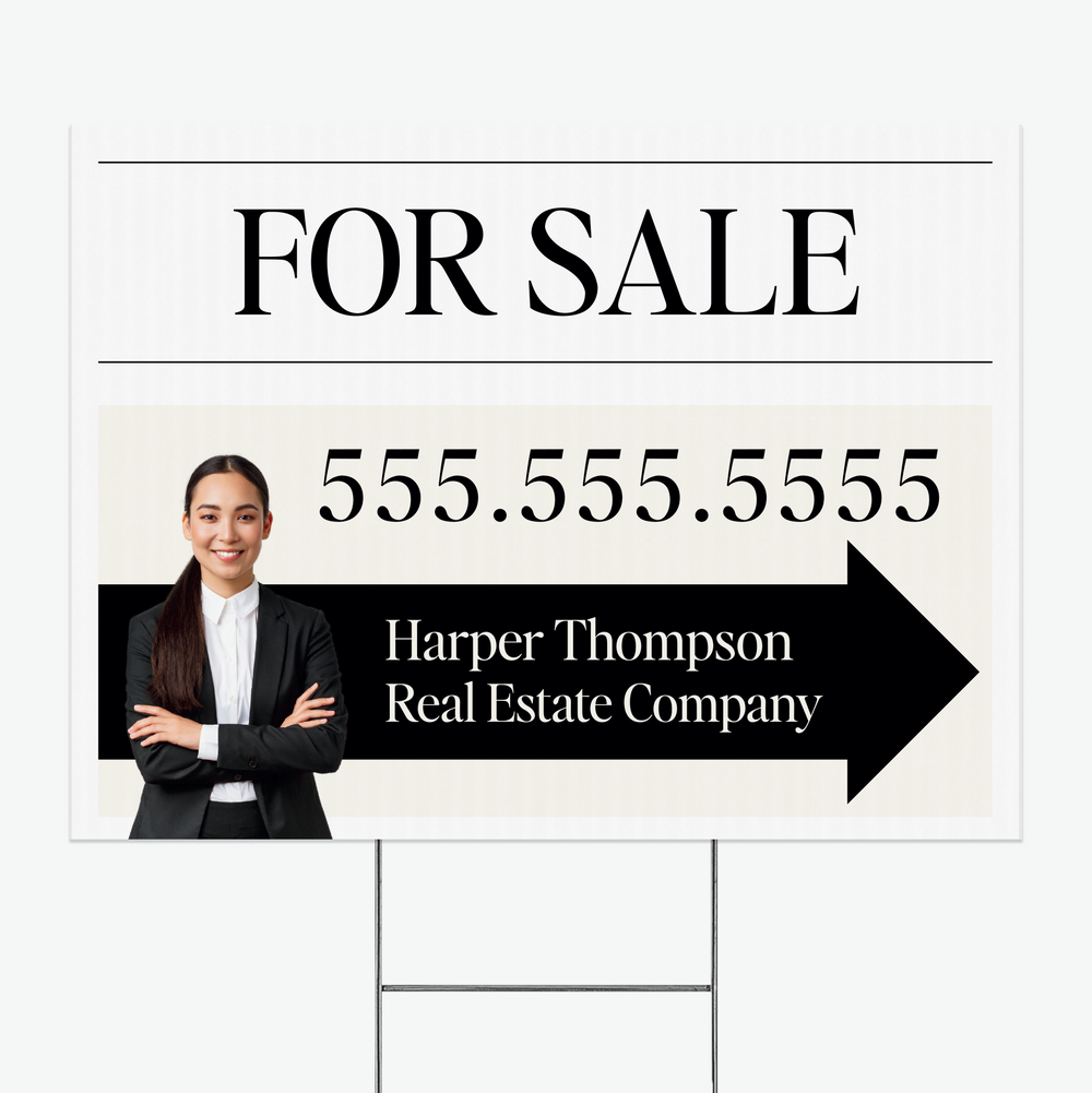 Directional Yard Sign Yard Sign Market Dwellings FOR SALE 1