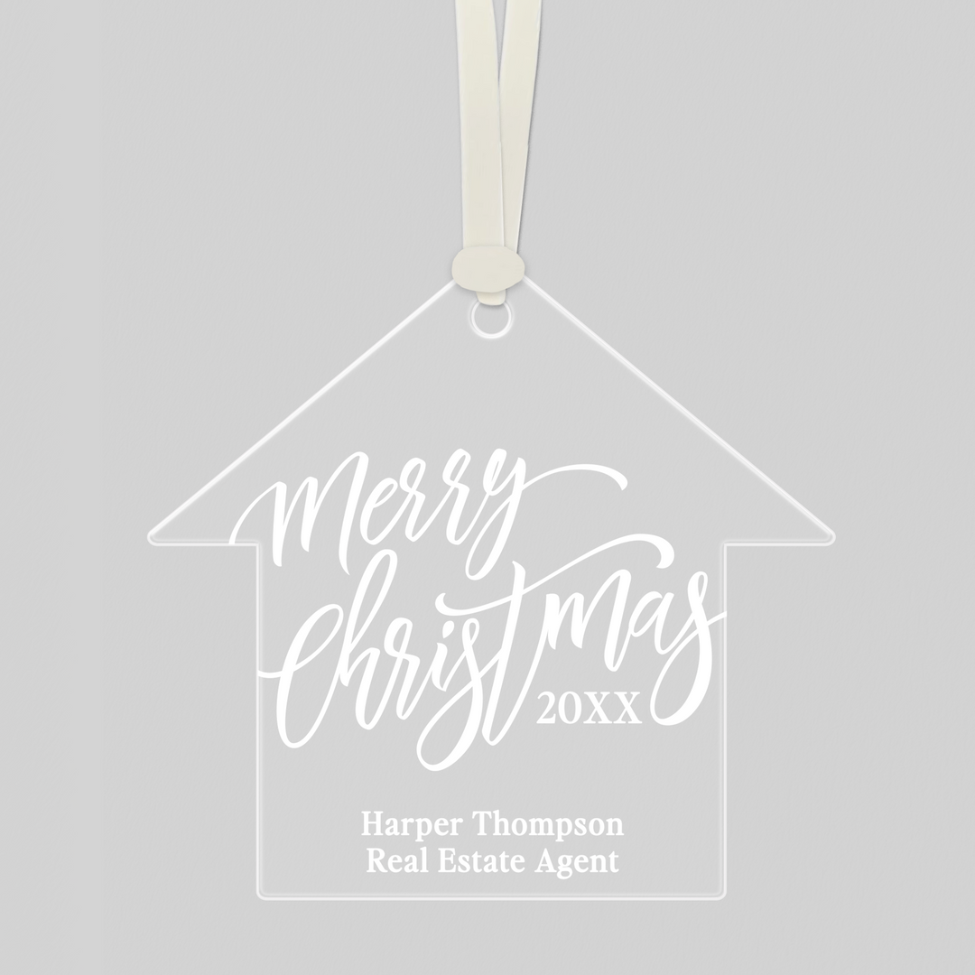 Customizable | Merry Christmas Ornaments Ornament Market Dwellings   