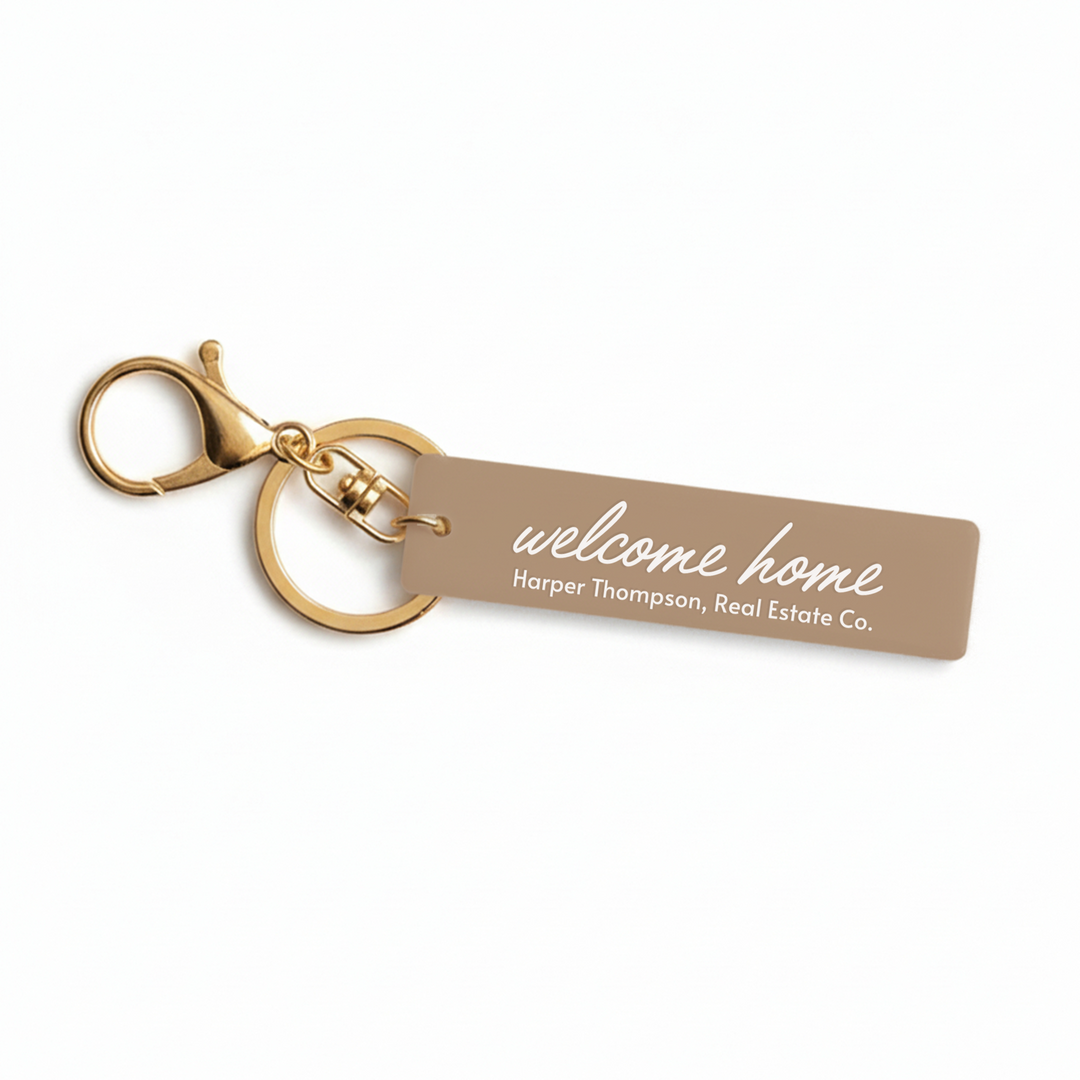 Customizable Welcome Home Keychains