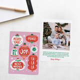 Christmas Ornaments | Real Estate Notecards with Envelopes Mailer Market Dwellings