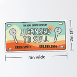 Licensed to Sell | Real Estate Magnets Magnet Market Dwellings